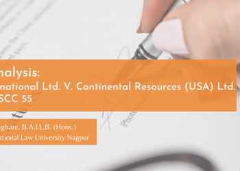 The Case Analysis of Visa International Ltd. V. Continental Resources (USA) Ltd. (2009) 2 SCC 55