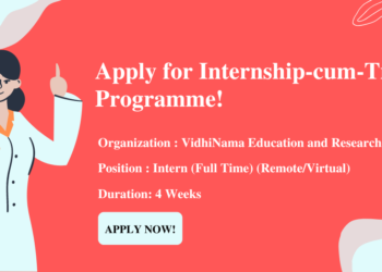call for interns for internship-cum-training programme!